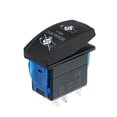 thumbnail image 1 of Fan Override Rocker Switch 5Pin On-Off Blue LED Light 12V / 24V Switch Jumper Wires Set para Jeep Boat Car Truck, 1 of 1