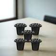 thumbnail image 4 of TABLETREANDS 5Ud Macetas Para De Cementerio Resistente Negro Para Exterior, 4 of 8