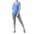 thumbnail image 2 of Athletic Works Women's Active V-Neck T-Shirt with Short Sleeves, 2-Pack, Sizes XS-XXXL, 2 of 12