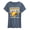 HEATHER BLUE, variant on - Watching Sports, Ignoring Family - Women's Short Sleeve Graphic T-Shirt