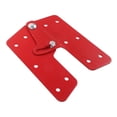 thumbnail image 2 of S SERENABLE Attic Ladder Hinge Alloy Steel Home Loft Stair Accessory Red Step Folding Ladder 1pc, 2 of 9
