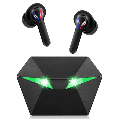 UrbanX True Wireless Earbuds Bluetooth 5.0 IPX8 Waterproof Touch Control Earbuds with Mic Earphones in-Ear Deep Bass Built-in Mic Bluetooth Headphones For Xiaomi Redmi 10 Prime - Black