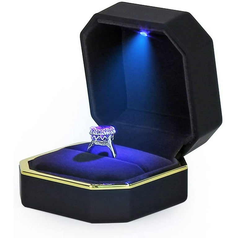 Ring box with light online