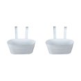 thumbnail image 4 of Yuarrent Cubo de flores ligero - para macetas colgantes de metal resistentes a la intemperie para interiores y exteriores blanco 28 * 13 * 12 * blanco 28*13*12*22.5*9.5 2Conjunto, 4 of 6
