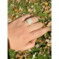 thumbnail image 4 of Forever Jewels 4Ct Round Good Cut Moissanite Men Wedding Band Ring 14K Yellow Gold Plated, 4 of 5