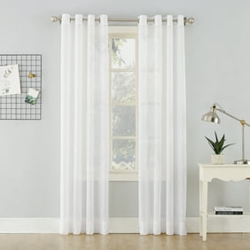 Grommet Sheer Curtains 2 Pieces Beautiful Elegant Natural