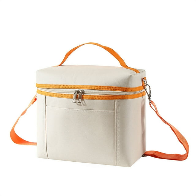 Lunch Box for Men,Corduroy Insulation Bag Color Matching Thickened Water Proof Portable Lunch Bag Ice Pack Lunch Box Bag,Ice Packs for Lunch Bags,Lunch Bag for Men