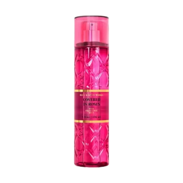 Spray corporal Bath & Body Works, fragancia fina, 240 ml, cubierto de rosas