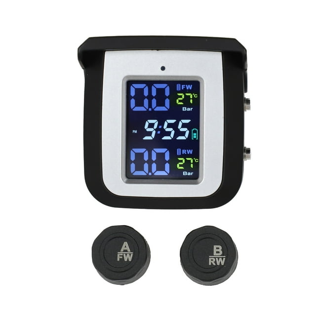 Conjunto de sensores de monitoreo de presión de llantas TPMS Unique Bargains 1 conjunto 433/315MHz universal