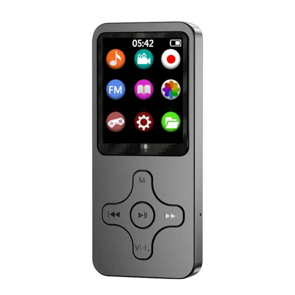 Peggybuy HiFi MP4 MP3 Player FM Bluetooth-compatible Walkman for Student (No Memory Card)