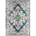 thumbnail image 2 of SAFAVIEH Madison Richmal Vintage Traditional Area Rug, Navy/Grey, 5'3" x 7'6", 2 of 9