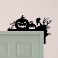 thumbnail image 1 of Adorno de metal para puerta de Halloween, decoración del hogar de Halloween, letrero de calabaza, decoración de esquina de puerta de ventana de mesa de Halloween para decoración del hogar de fiesta de, 1 of 7