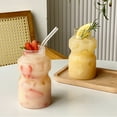 thumbnail image 6 of EFINNY Glass Cups with Lids and Straws - Drinking Glasses, Glass Tumbler with Straw and Lid, Iced Coffee Cups, Glass Coffee Cups with Bamboo Lids (2 Pack), 6 of 6