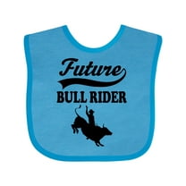 Inktastic Future Bull Rider Rodeo Riding Boys Baby Bib