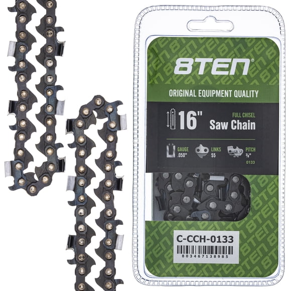 Full Chisel Chainsaw Chain 16 inch .050 3/8 55DL for McCulloch Stihl MS170 810-CCC2355H