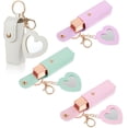 thumbnail image 1 of 4Pcs Lipstick Holder Keychain, Colorful Lip Balm Keychains for Pocket Bag Accessories Light Color, 1 of 4