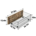 thumbnail image 7 of VECELO Full Size Underbed Storage Drawers, Set of 4, Brown, 7 of 7