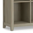 thumbnail image 2 of Acadian SOLID WOOD 48 inch x 57 inch Transitional 12 Cube Storage in Brunette Brown, 2 of 9