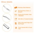 thumbnail image 3 of 4Pack Stainless Steel Fruit Forks, 8.66 Inch Salad Fruit Tasting Forks  for Birthday Party Wedding, 3 of 6