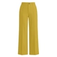 thumbnail image 4 of Kezqiaxn Wide Leg Dress Pants for Women High Waiste Loose Business Casual Office Work Trousers with Pockets Plus Size Fashion, 4 of 7