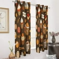 thumbnail image 3 of Autumn Treats Delight 2 Panels Blackout Curtains for Bedroom Living Room Drapes Kitchen Room Window Blackout Curtain Grommet, 3 of 6