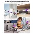 thumbnail image 5 of Hosaud Cordless Stick Vacuum Cleaner 45KPA Strong Suction 50Mins Lightweight for Pet Hair Home Hard Floor, 5 of 12