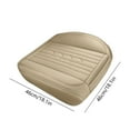 thumbnail image 3 of Leather Car Seat Cushion, All Season Full Coverage Seat Cover, Breathable Ventilated with Superior Durability, Universal Fit for Cars, 3 of 6