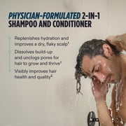 Nutrafol Men’s Shampoo and Conditioner 2 in 1, Cleanses, Hydrates, Unclogs Pores, Improves Volume & Strength, Physician-formulated for Thinning Hair