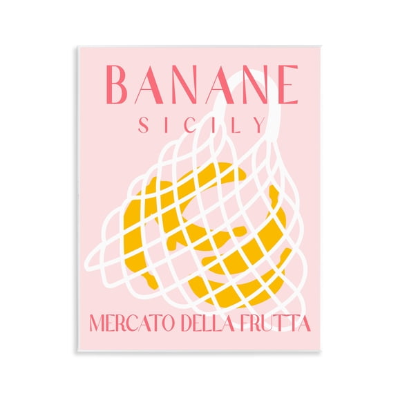 Stupell Industries Modern Banana Fruit Market Food & Beverage Painting Unframed Art Print Wall Art, 11 x 14
