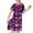 Multicolor4, variant on Cethrio Kids Girls Nightgowns Size 7-8 T, Summer Comfy Short Sleeve Soft Sleep Dresses Multicolor