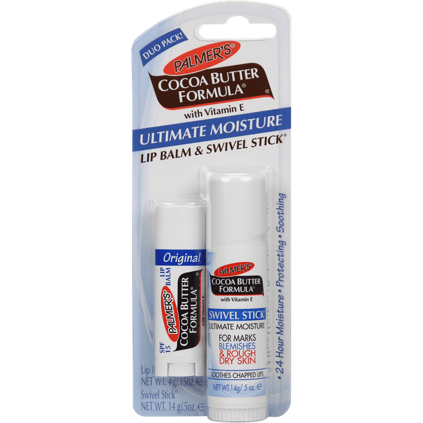 Palmer's Cocoa Butter Formula Cocoa Butter Swivel Stick/Lip Balm Duo .5