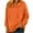 #002orange, variant on Womens Oversized Sweatshirt, Plain Pullover Hoodie Sweatshirts Warm Clothes Comfy Long Sleeve Tops Hoodies for Women Simple Stylish Casual Outdoor Fall Clothing Basic Sportswear