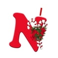 thumbnail image 4 of Adorno navideño con letras, decoración navideña, colgante con abalorios para bricolaje, decoración para de Navidad, corona de celebración, N, 4 of 8