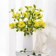 thumbnail image 2 of 30.7inch Artificial Flowers Silk Fake Forsythia Flowers Real Touch Flowers White Jasmine Artificial Orchids Flowers for Decoration Indoor Outdoor Wedding Home Bedroom, 2 of 5