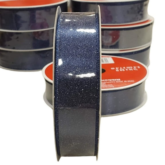 Celebrate it Christmas Ribbon BLUE Glitter 7/8 IN X 24 ft
