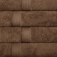 thumbnail image 5 of Superior Hymnia Egyptian Cotton Hand Towel Set, Chocolate, 5 of 6
