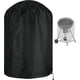 thumbnail image 1 of Funda esférica para barbacoa, impermeable, Ripstop, tela Oxford 210D, anti-UV, resistente al viento, con correas laterales negras, 70 x 70 cm, 1 of 4