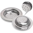 thumbnail image 2 of Stainless Steel Kitchen Sink Strainer With Handle, Anti-clogging Drain Filter, 110mm Diameter For Most Sinks, 2 of 5