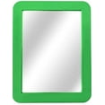 thumbnail image 1 of Annel 1 Pack Portable Magnetic Selfie Mirror 5” x 7” For Shaving Refrigerators School Lockers Workshop Toolbox - Green, 1 of 5
