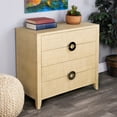 thumbnail image 4 of Butler Specialty Amelle Raffia 4 Drawer Accent Chest In Beige, 4 of 8