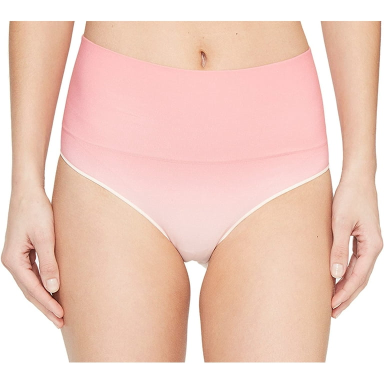 SPANX Womens Everyday Shaping Brief Pink Watermelon Ombre S 