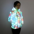 thumbnail image 3 of Colorful Coat LED Luminous Costume Dancing Clothes LED Lighting Jacket Suits Christmas Event Party Light Up Couple Set Clothing YZH, 3 of 4