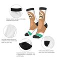 thumbnail image 3 of Fuzoiu Cute Sloth In Yoga Pose Tree Print Kids Socks For Boys Girls,Grip Crew Socks with Non Slip,Lightweight Stretch Crew Socks,Toddlers Crew Boot Socks, 3 of 5