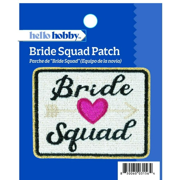 Hello Hobby Bride Squad Embroidered Patch