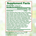 thumbnail image 3 of Grow Vitamin Organic Wheatgrass Juice Powder USDA Certified Lemon Flavor 8 oz, 3 of 13