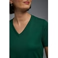 thumbnail image 5 of Expert Brand USA-Made Women's Oxymesh™ Athletic V Neck T-Shirt, Forest Green, 3XL, 5 of 6