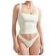 thumbnail image 5 of Camiseta sin mangas sexy con cuello cuadrado y espalda descubierta, tirantes ajustables, ropa de club, para mujer - XS-XL, 5 of 7