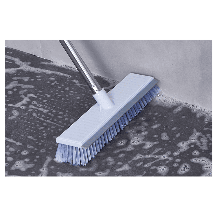 Floor Scrub Brush Long Handle 1 Scrape Brush Stiff Bristle Shower Scrubber  For Cleaning Patio Bathroom Garage Kitchen Wall Deck Tub Tile - Temu