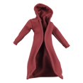 thumbnail image 2 of Abrigo tipo gabardina a escala 1/12, modelo para figura de acción, ropa, accesorios, decoración, elegante abrigo cortavientos para figura de acción de Rojo, 2 of 9