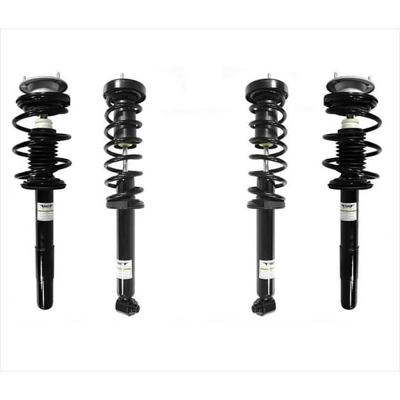 Front & Rear Left & Right Complete Struts For BMW 525I 528I 530I W/O Sport Susp
